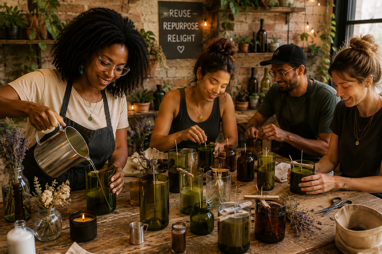 Vegan Candle Making